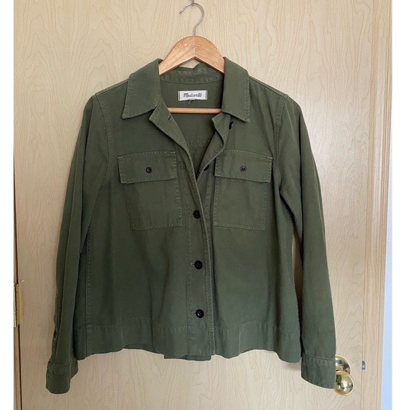 Madewell Jackets & Blazers - EUC Army Green Madewell Swing Jacket